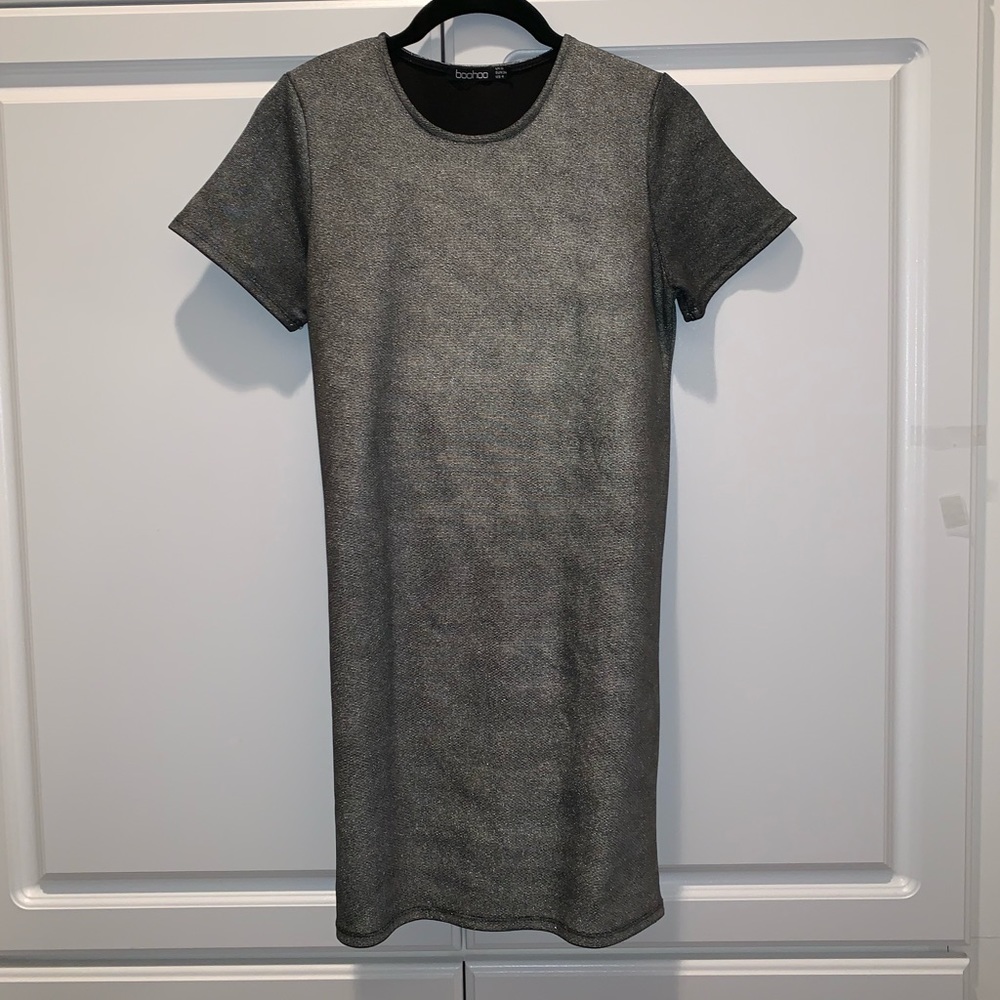 Silver Metallic Dress